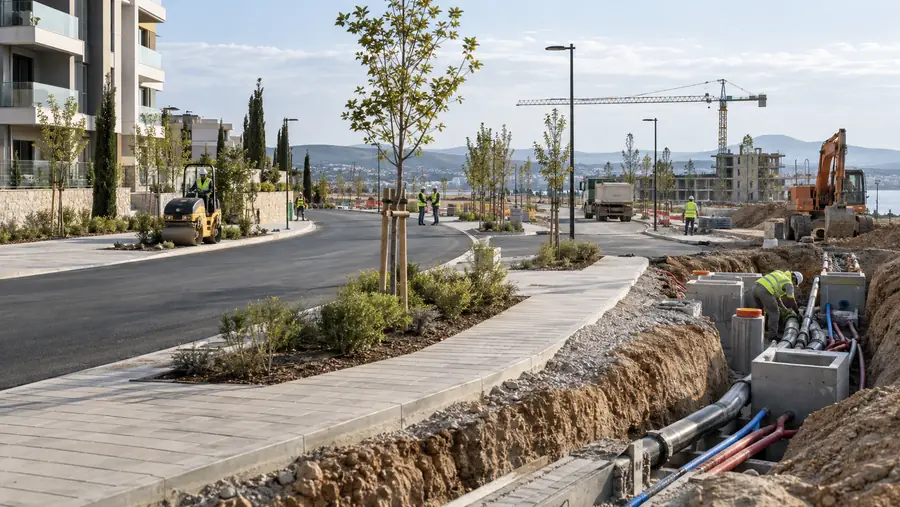 Obras de urbanización, viales y redes de infraestructuras